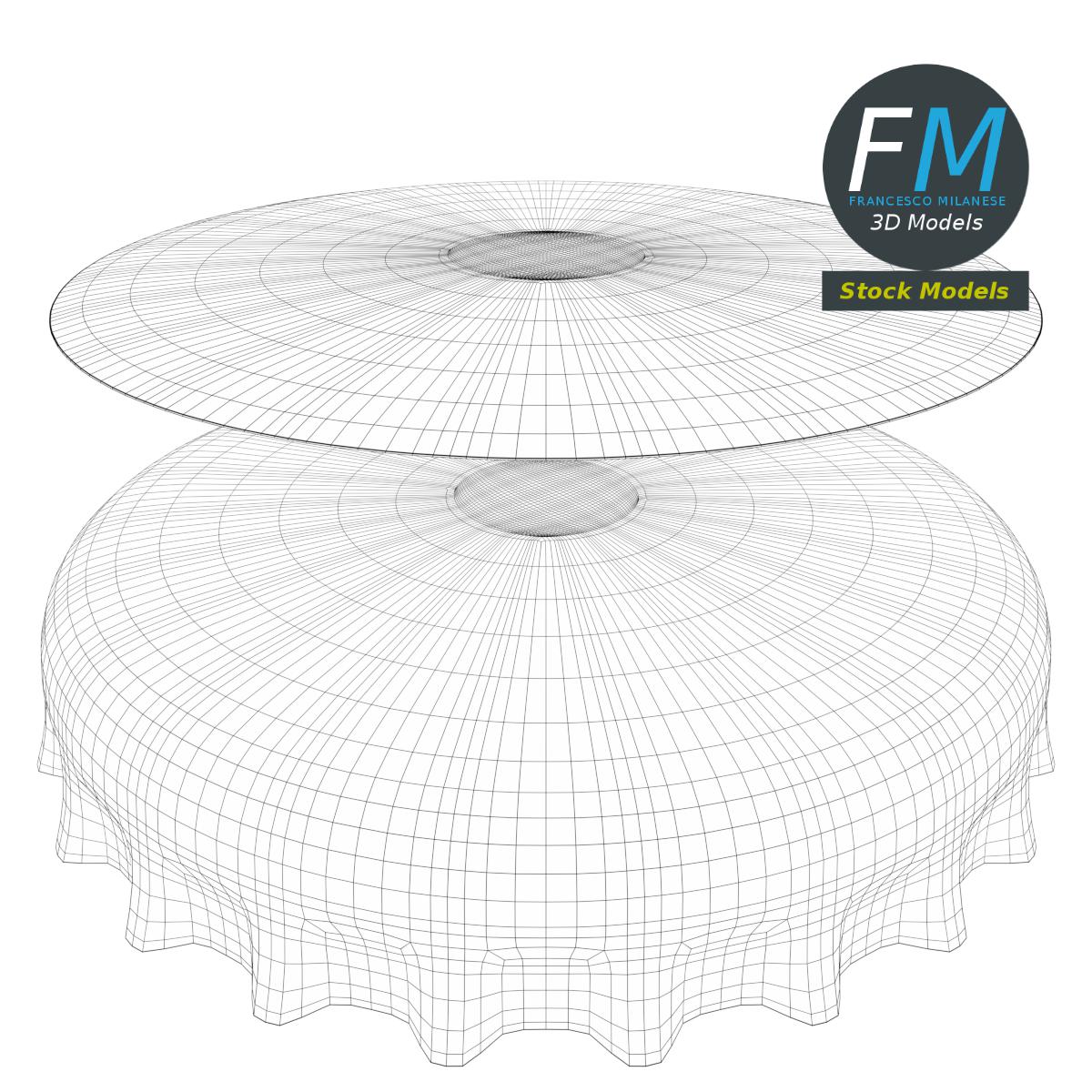 3D-Modell - Kronkorken mit Etikett - 08