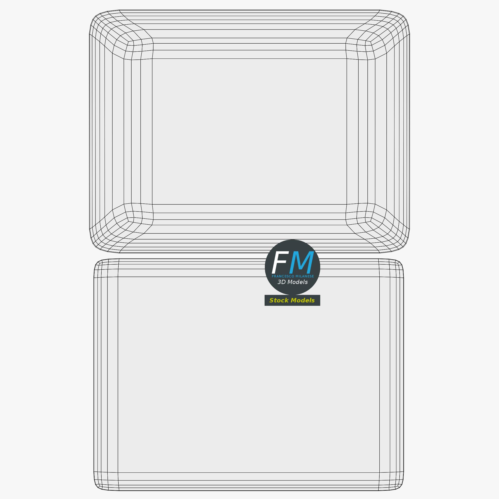 3D-Modell - CRT-Fernseher - 11