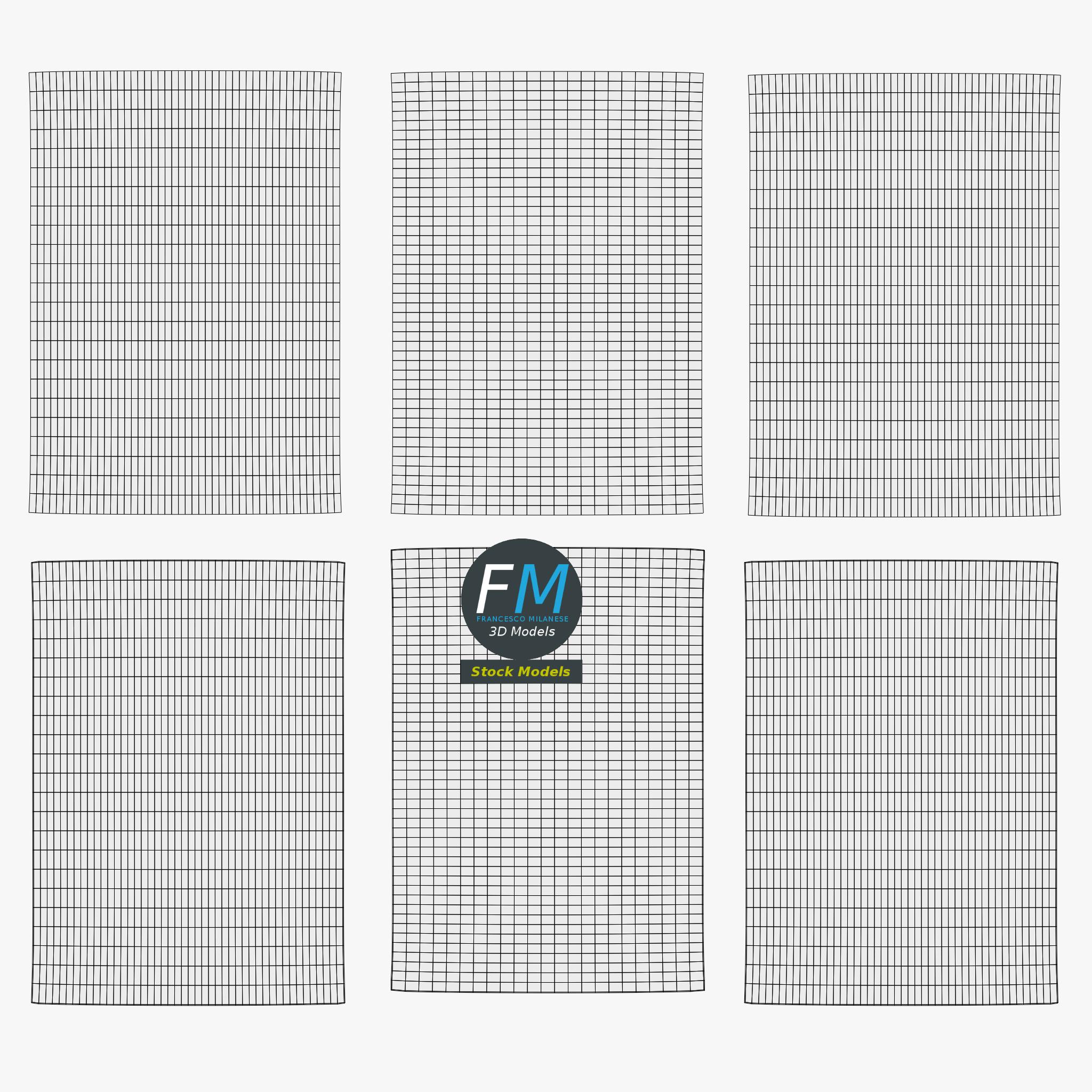 3D-Modell - Zerknüllte Papierblätter - 11 3D-Modell - Zerknüllte Papierblätter - 11