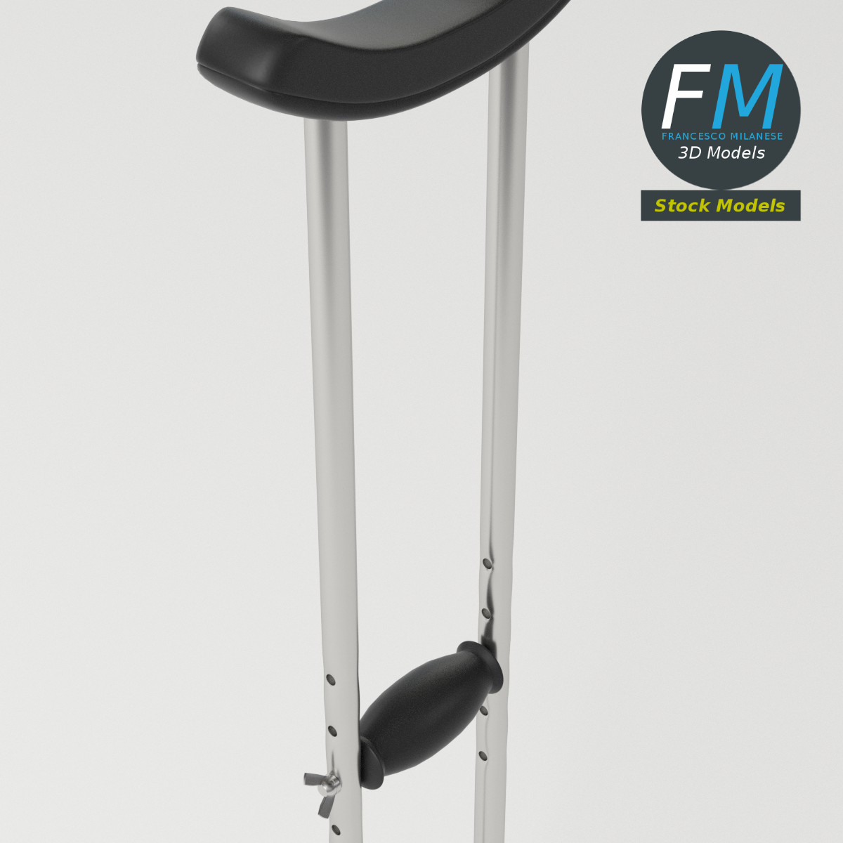 3D-Modell - Achselstütze - 05