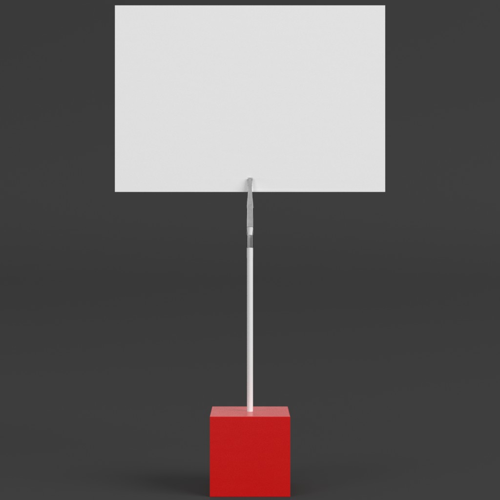 3D-Modell - Würfelförmiger Kartenhalter - 03