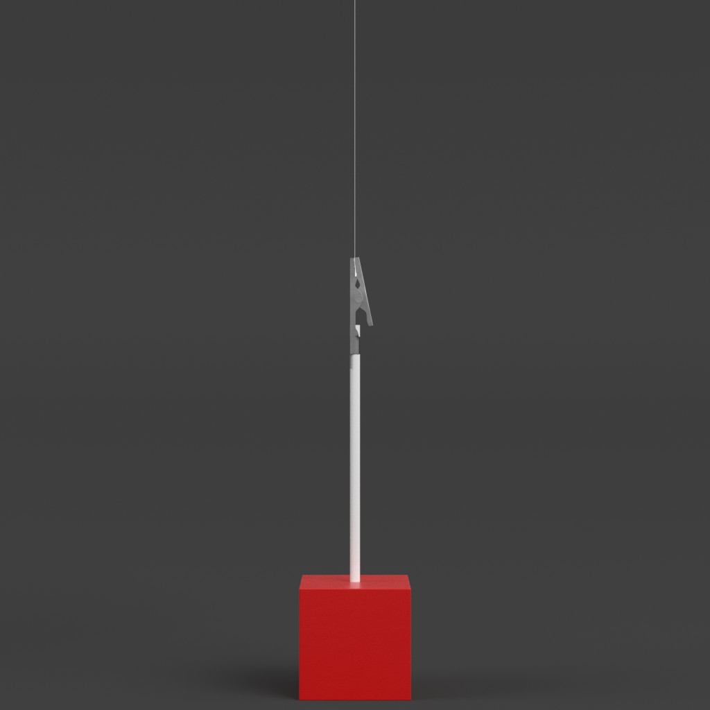 3D-Modell - Würfelförmiger Kartenhalter - 04