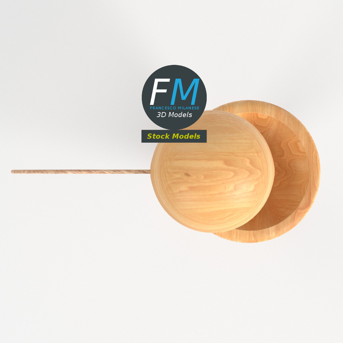 3D-Modell - Becher-und-Kugel-Spiel - 06