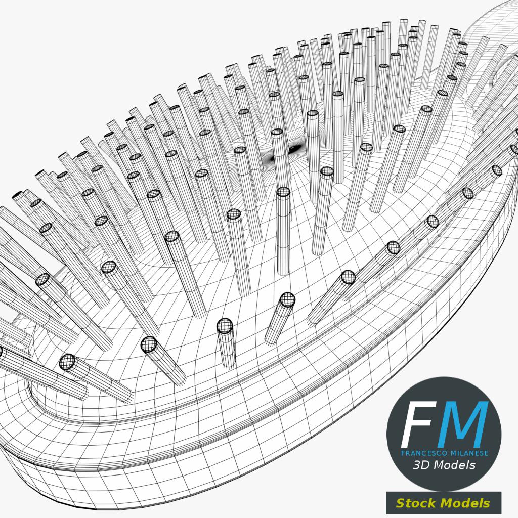 3D-Modell - Pneumatikbürste - 07
