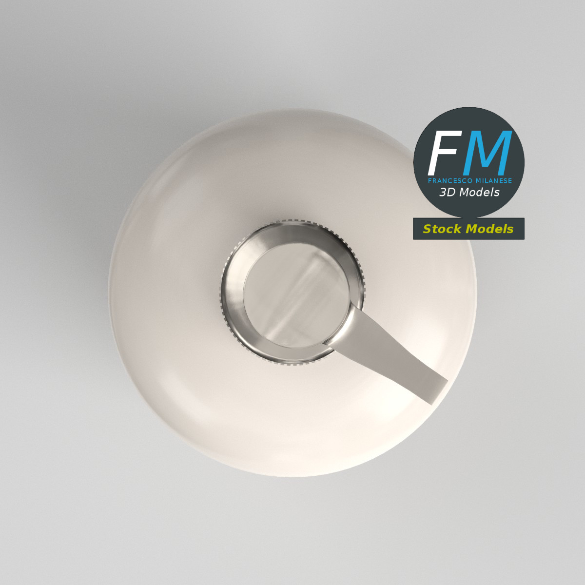 3D-Modell - Zylindrischer Seifenspender - 06