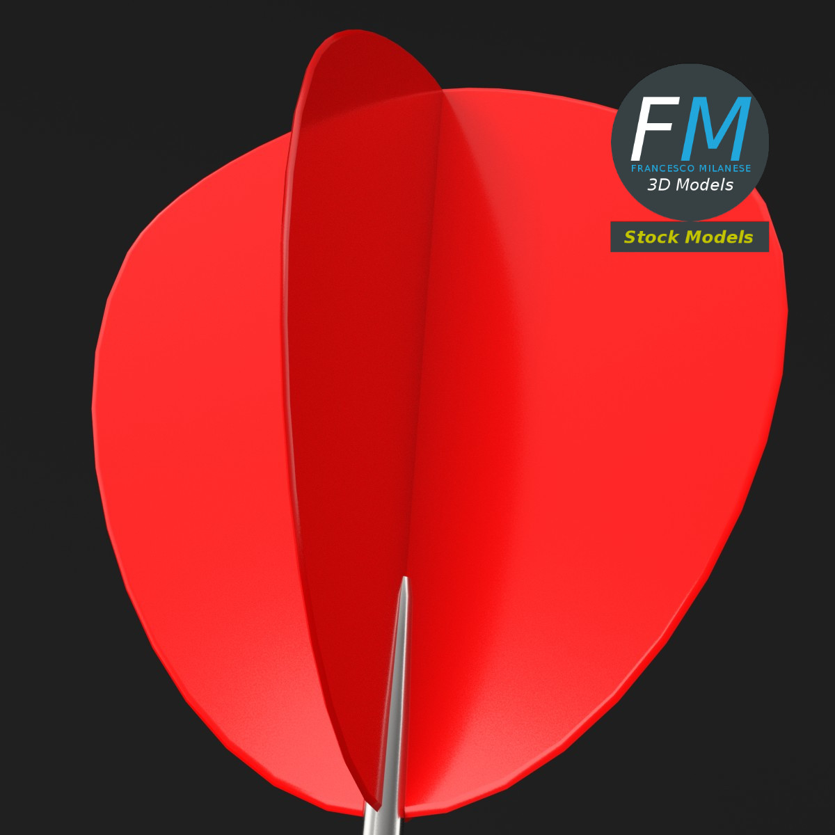 3D-Modell - Dartpfeil - 05
