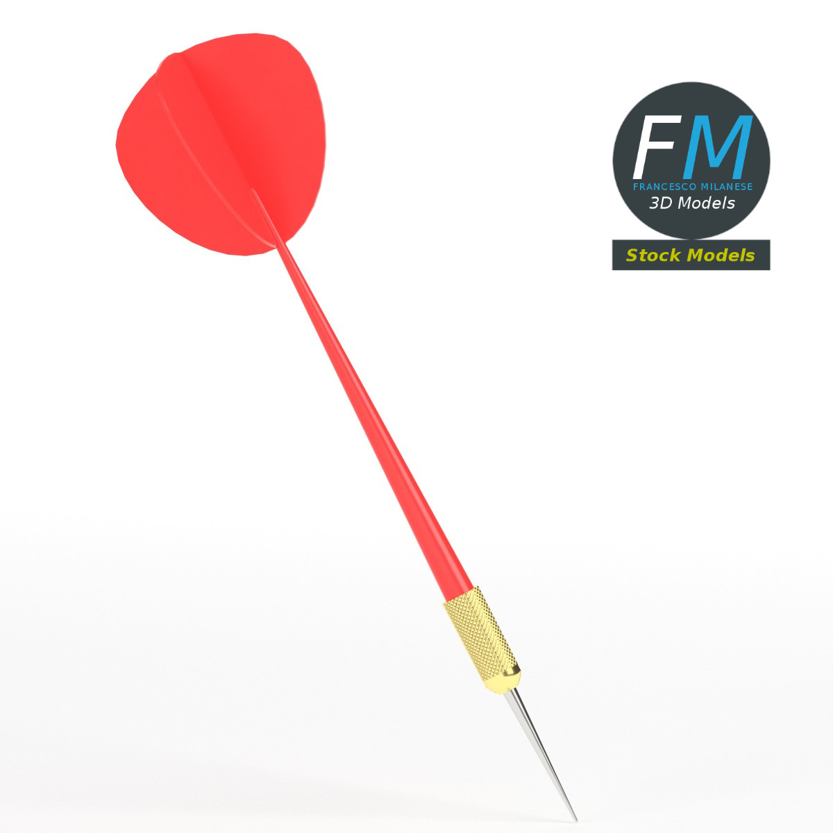 3D-Modell - Dartpfeil - 01