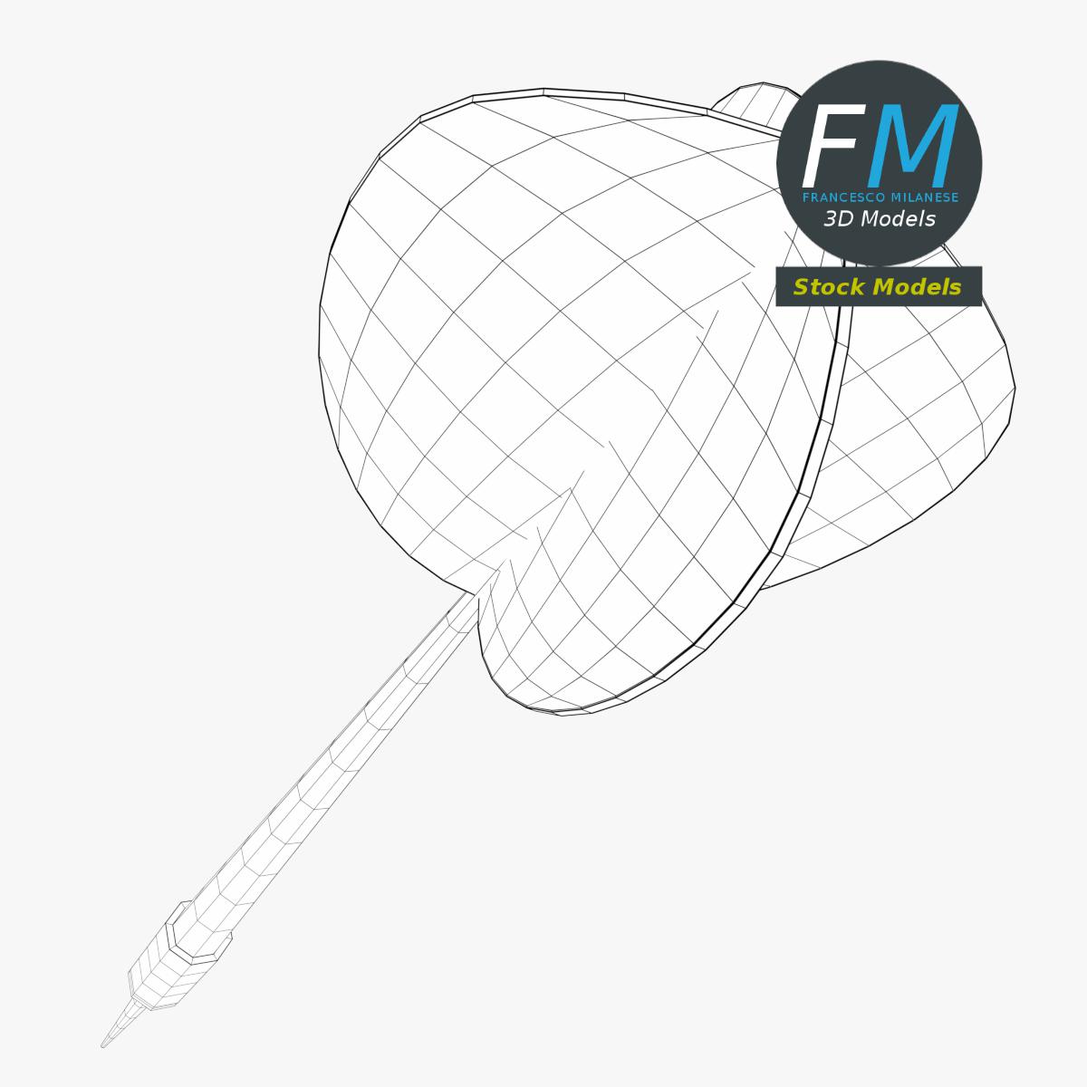 3D-Modell - Dartpfeil - 08