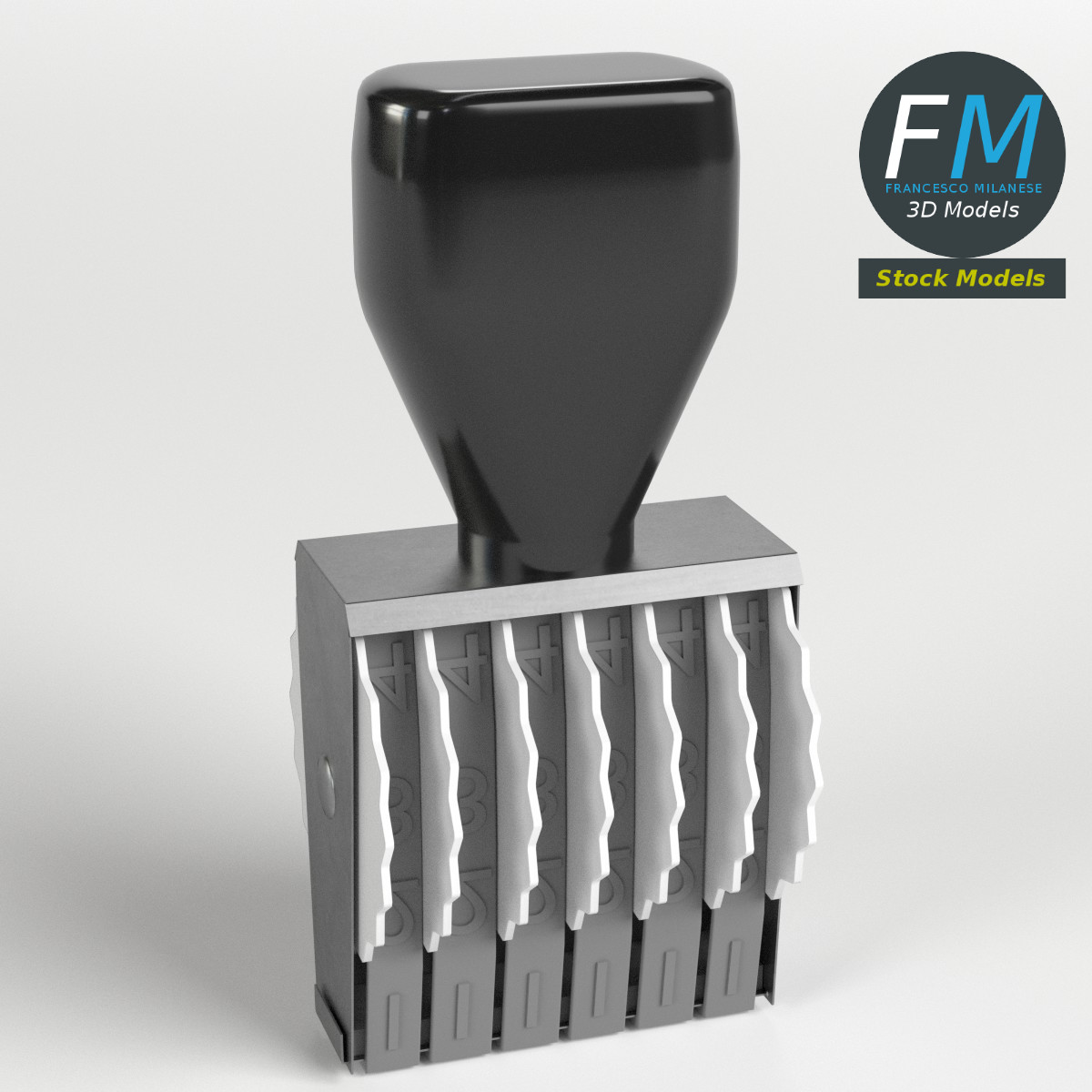 3D-Modell - Datumsstempel - 01