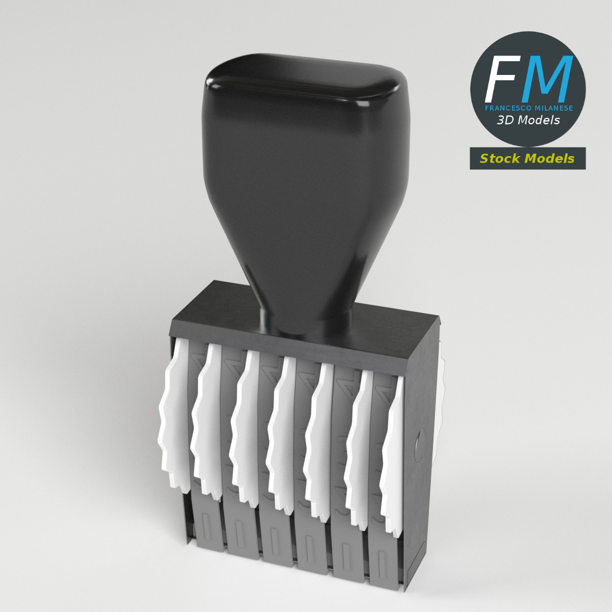3D-Modell - Datumsstempel - 02