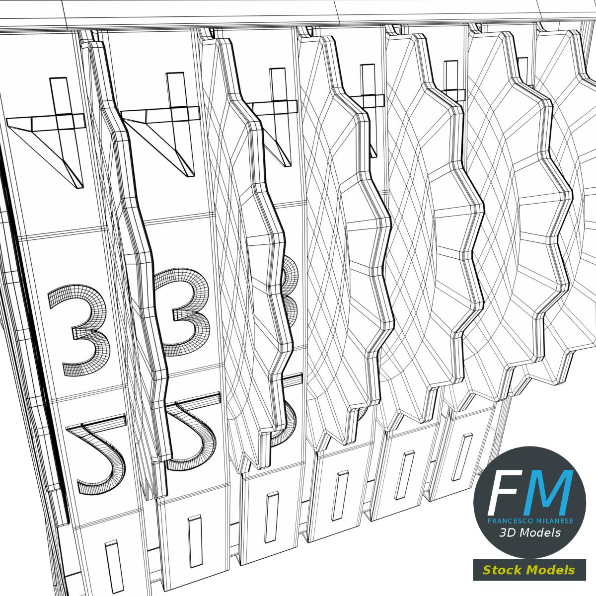 3D-Modell - Datumsstempel - 08