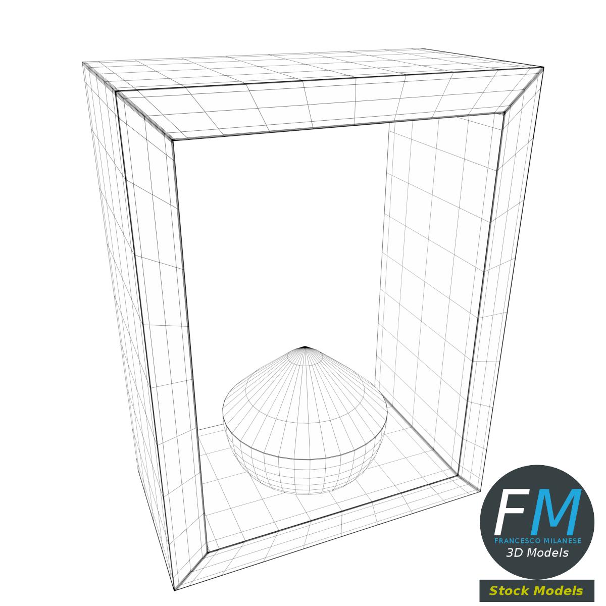 3D-Modell - Dekorative Sanduhr - 08