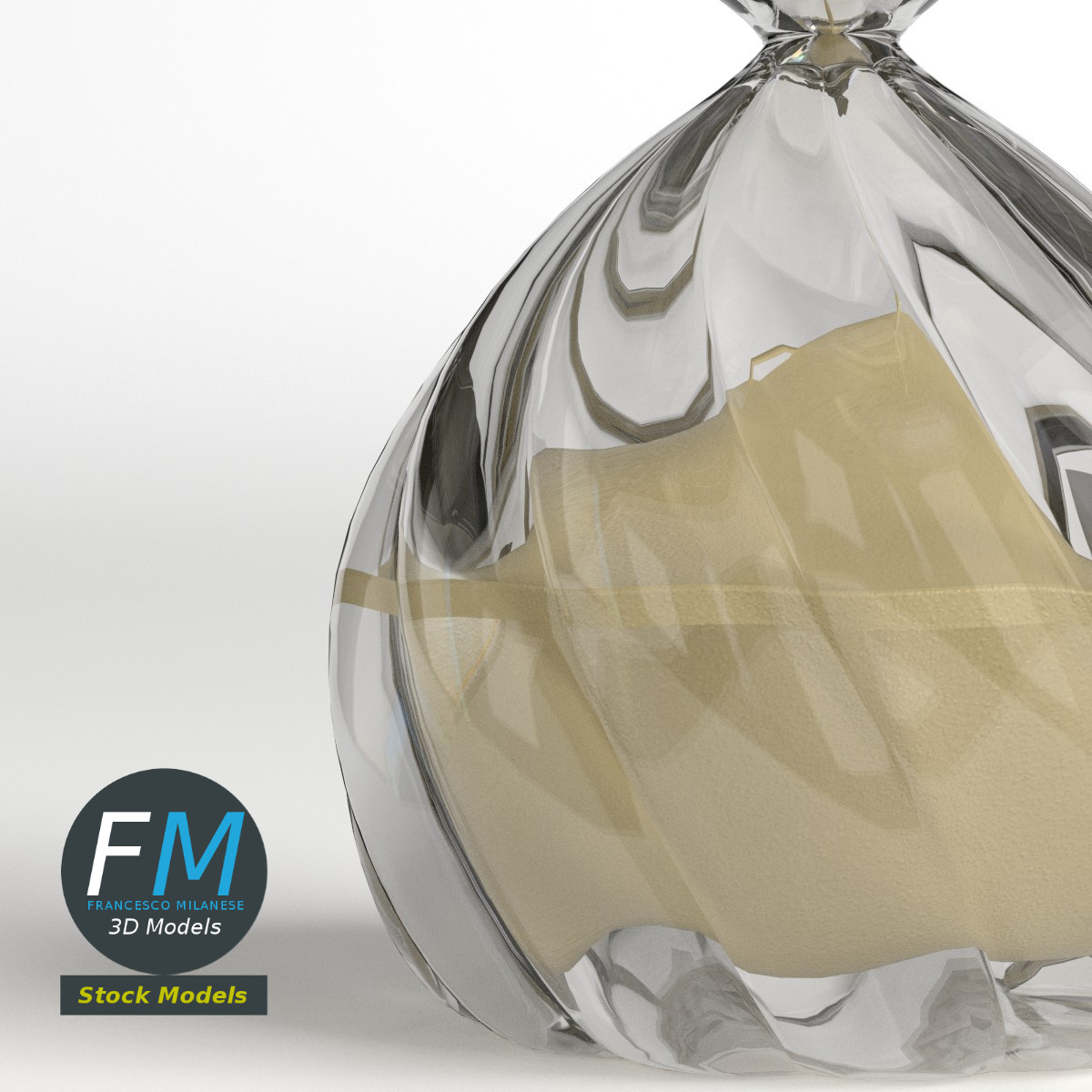 3D-Modell - Dekorative Glas-Sanduhr - 03