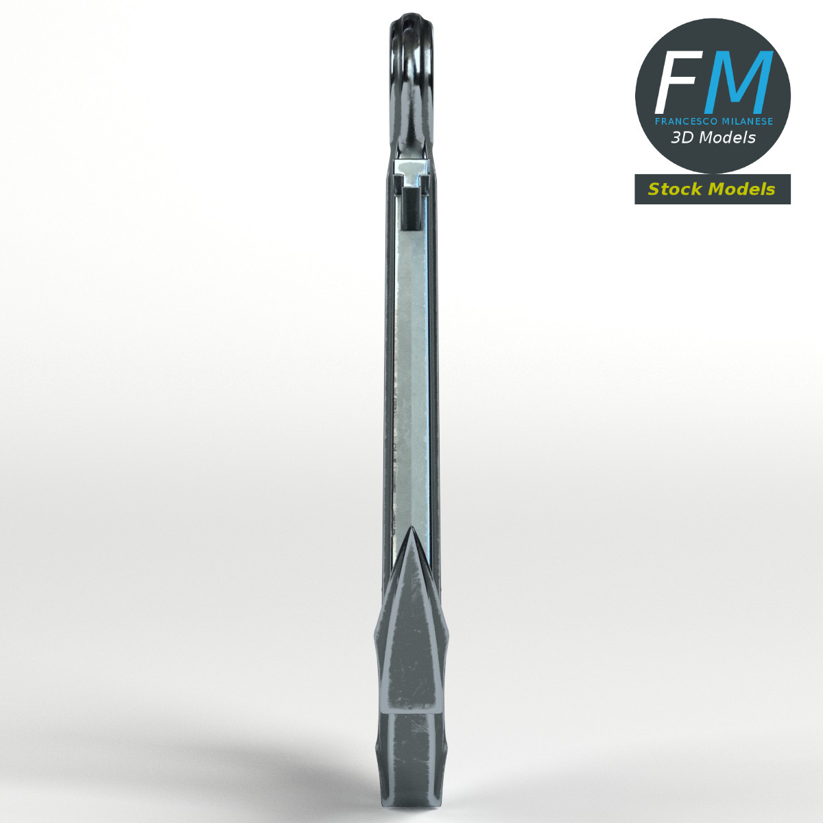 3D-Modell - Dekorativer Anker - 04