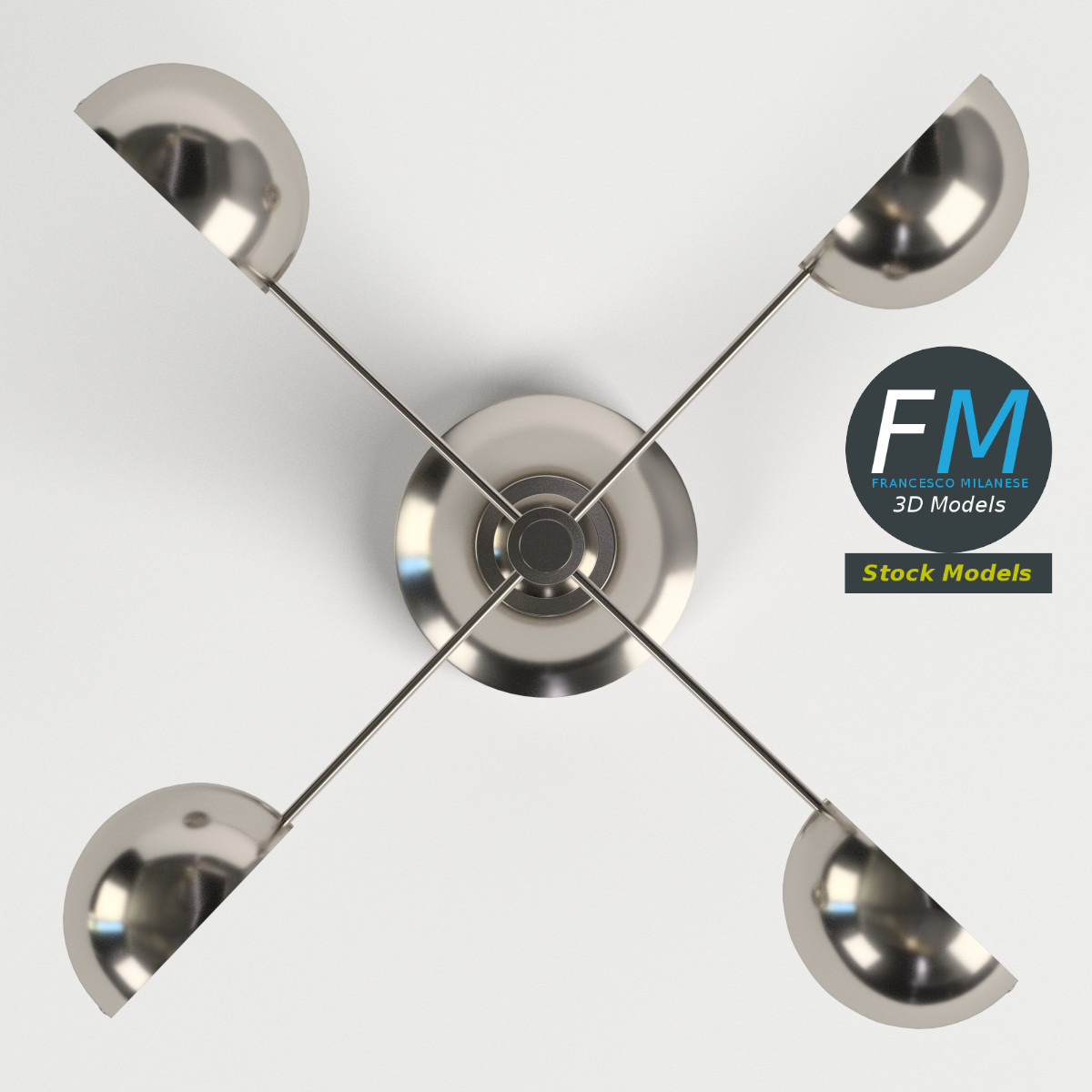 3D-Modell - Dekorativer Schalenanemometer - 06