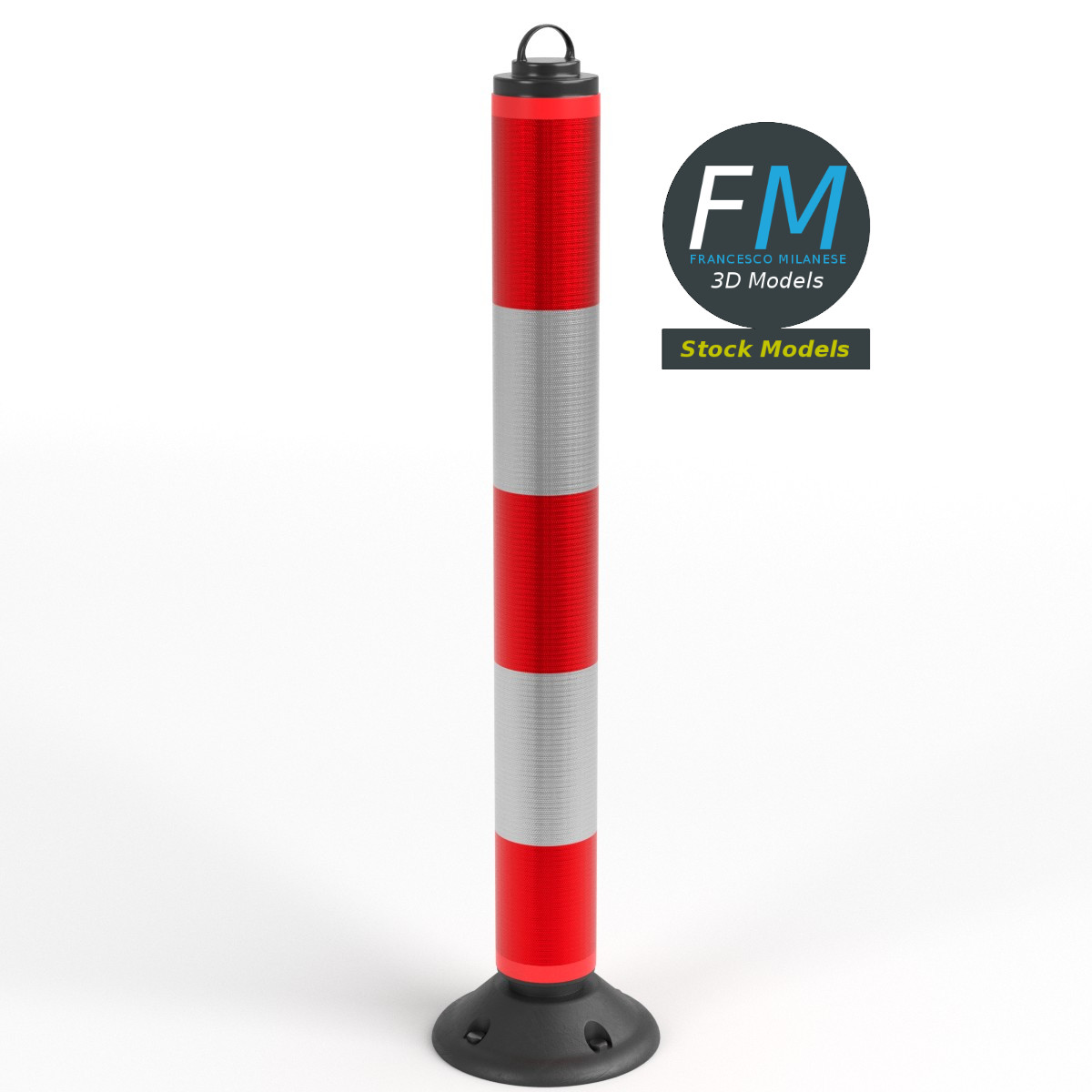 3D-Modell - Flexibler Leitpfosten - 01