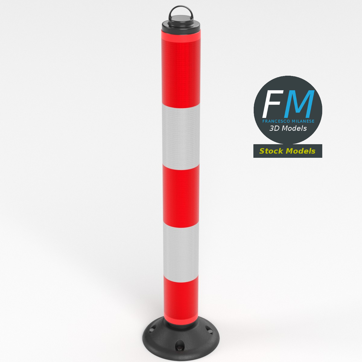 3D-Modell - Flexibler Leitpfosten - 02