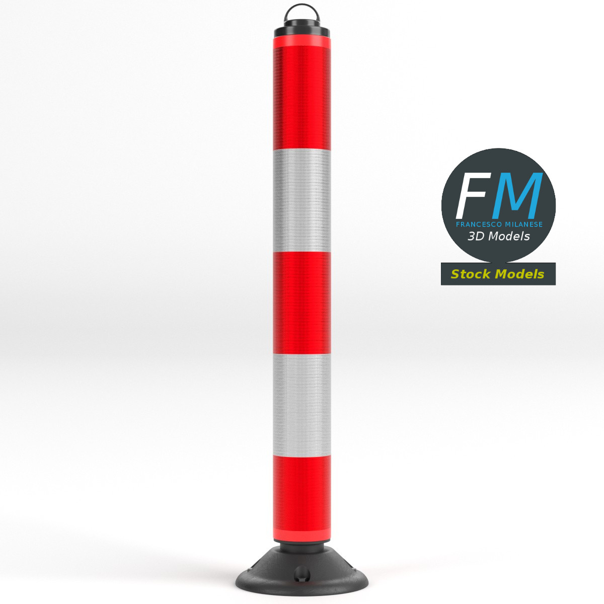 3D-Modell - Flexibler Leitpfosten - 03
