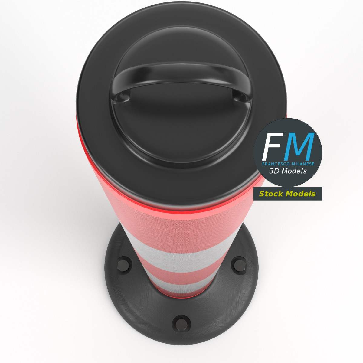 3D-Modell - Flexibler Leitpfosten - 06