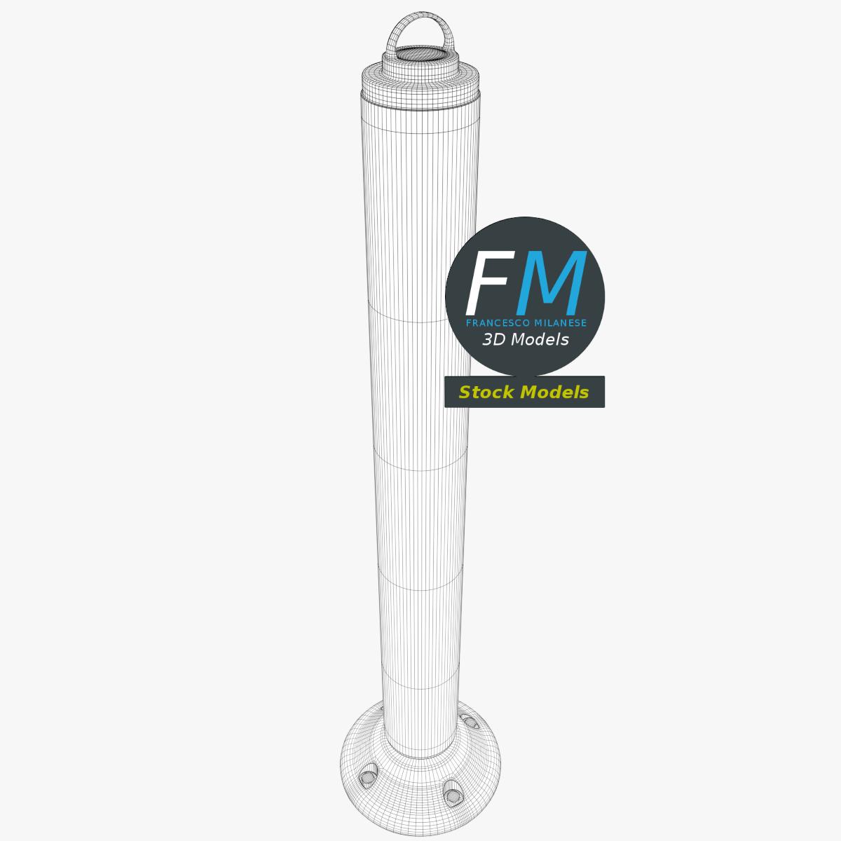 3D-Modell - Flexibler Leitpfosten - 07