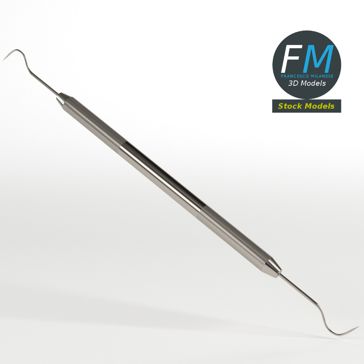 3D-Modell - Dentalsonde - 01