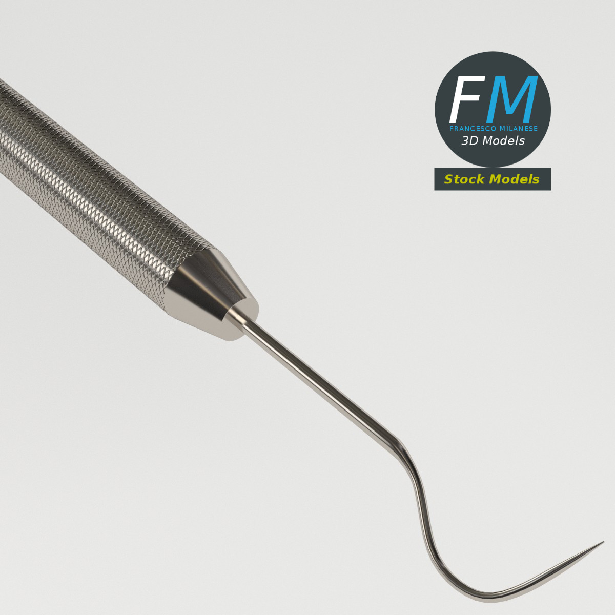 3D-Modell - Dentalsonde - 02
