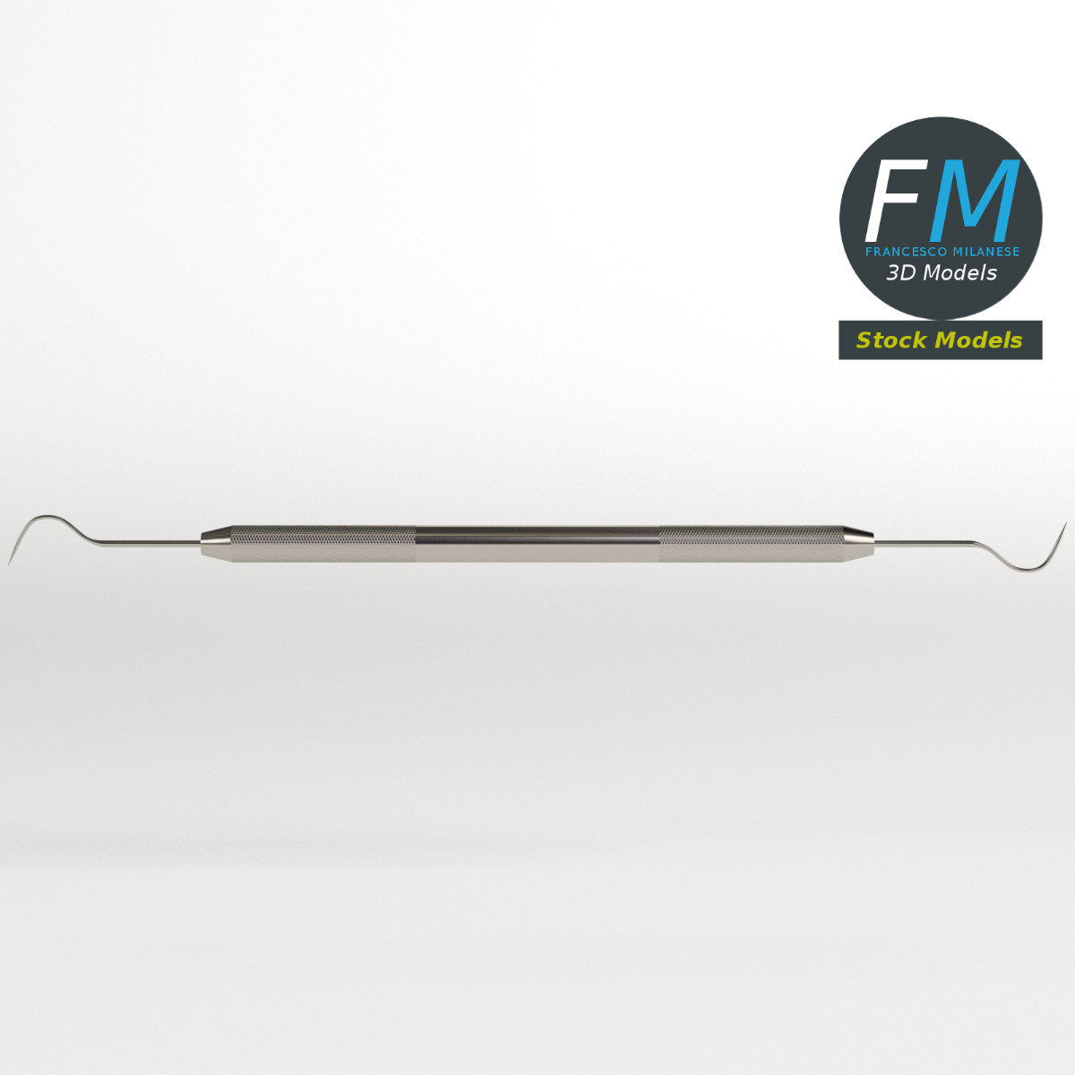 3D-Modell - Dentalsonde - 03