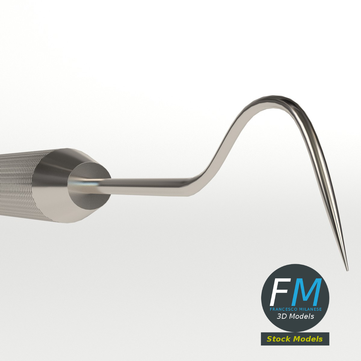 3D-Modell - Dentalsonde - 04