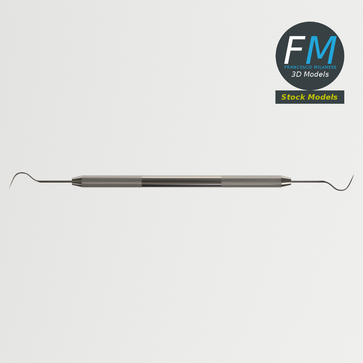 3D-Modell - Dentalsonde - 06