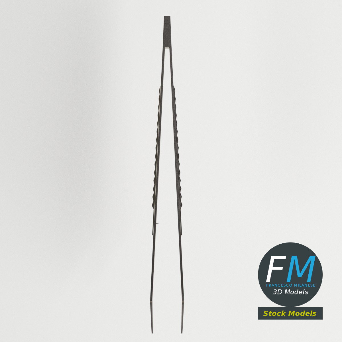 3D-Modell - Dentalpinzette - 06