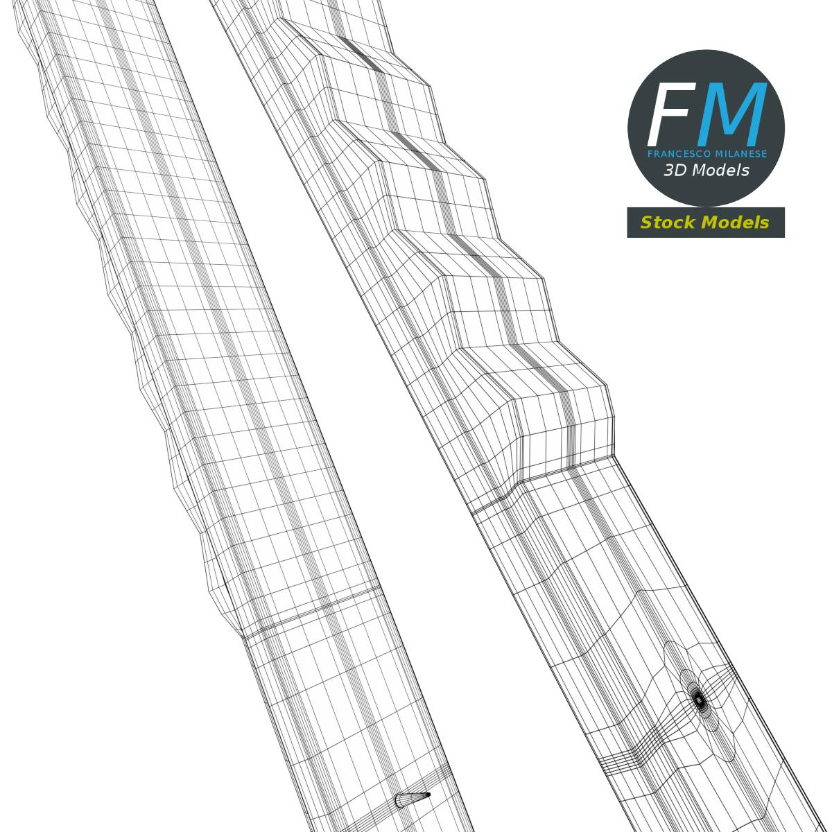 3D-Modell - Dentalpinzette - 08