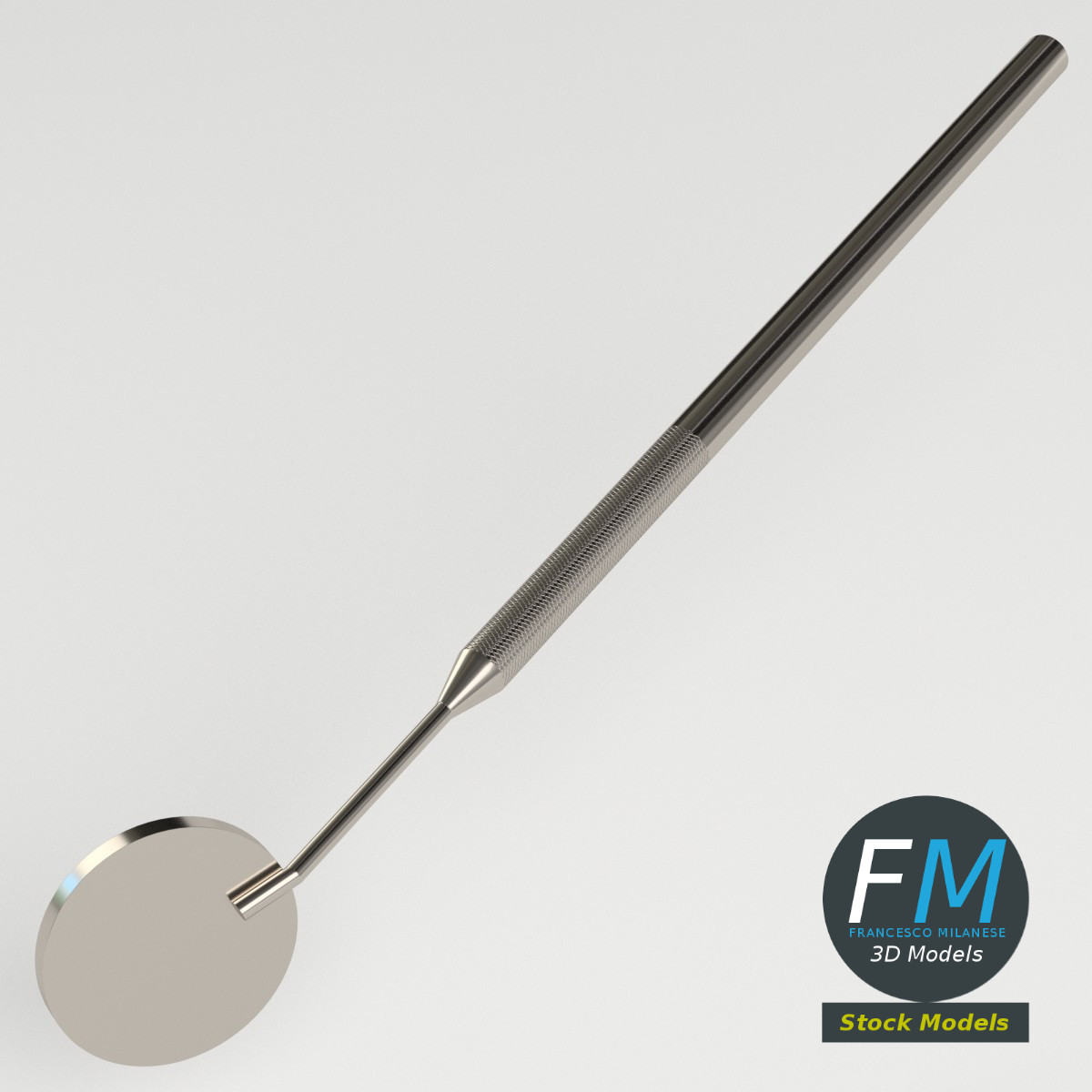 3D-Modell - Dentalspiegel - 02