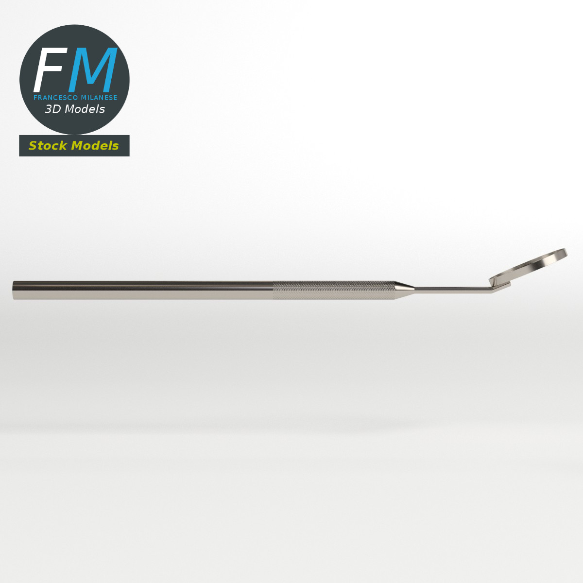 3D-Modell - Dentalspiegel - 03