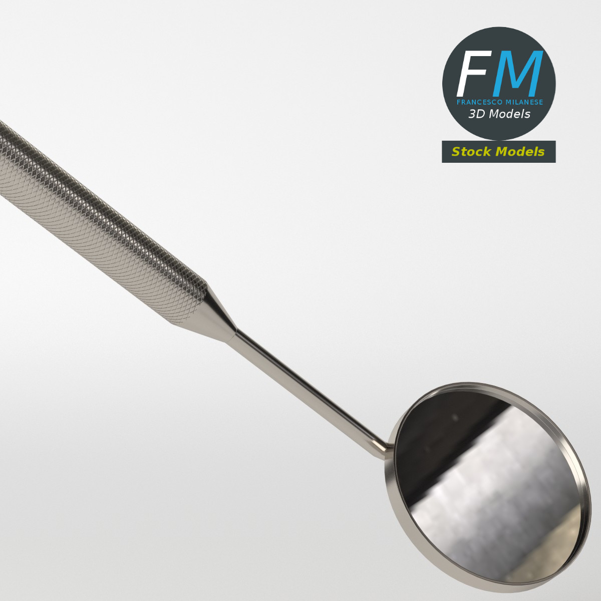 3D-Modell - Dentalspiegel - 05