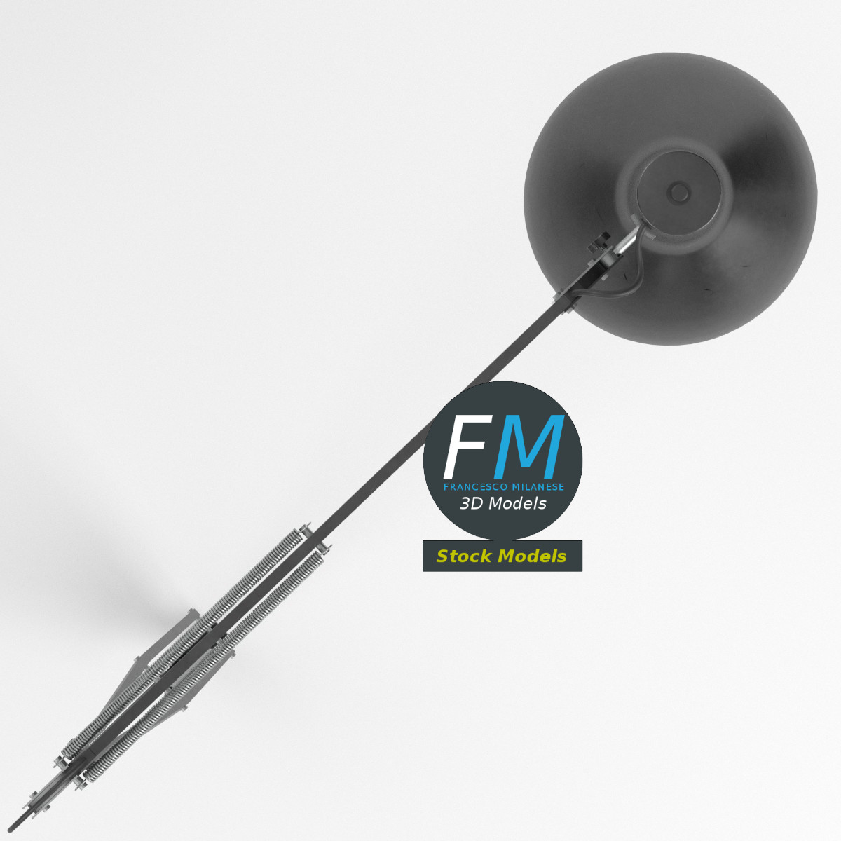 3D-Modell - Schreibtischlampe - 06