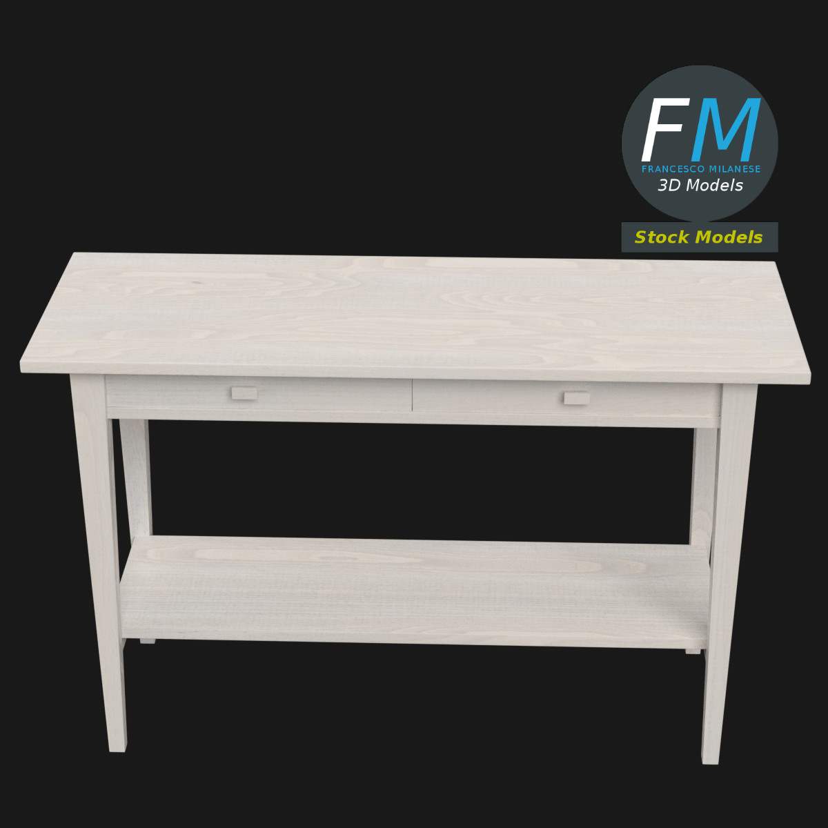 3D-Modell - Konsolentisch - 02