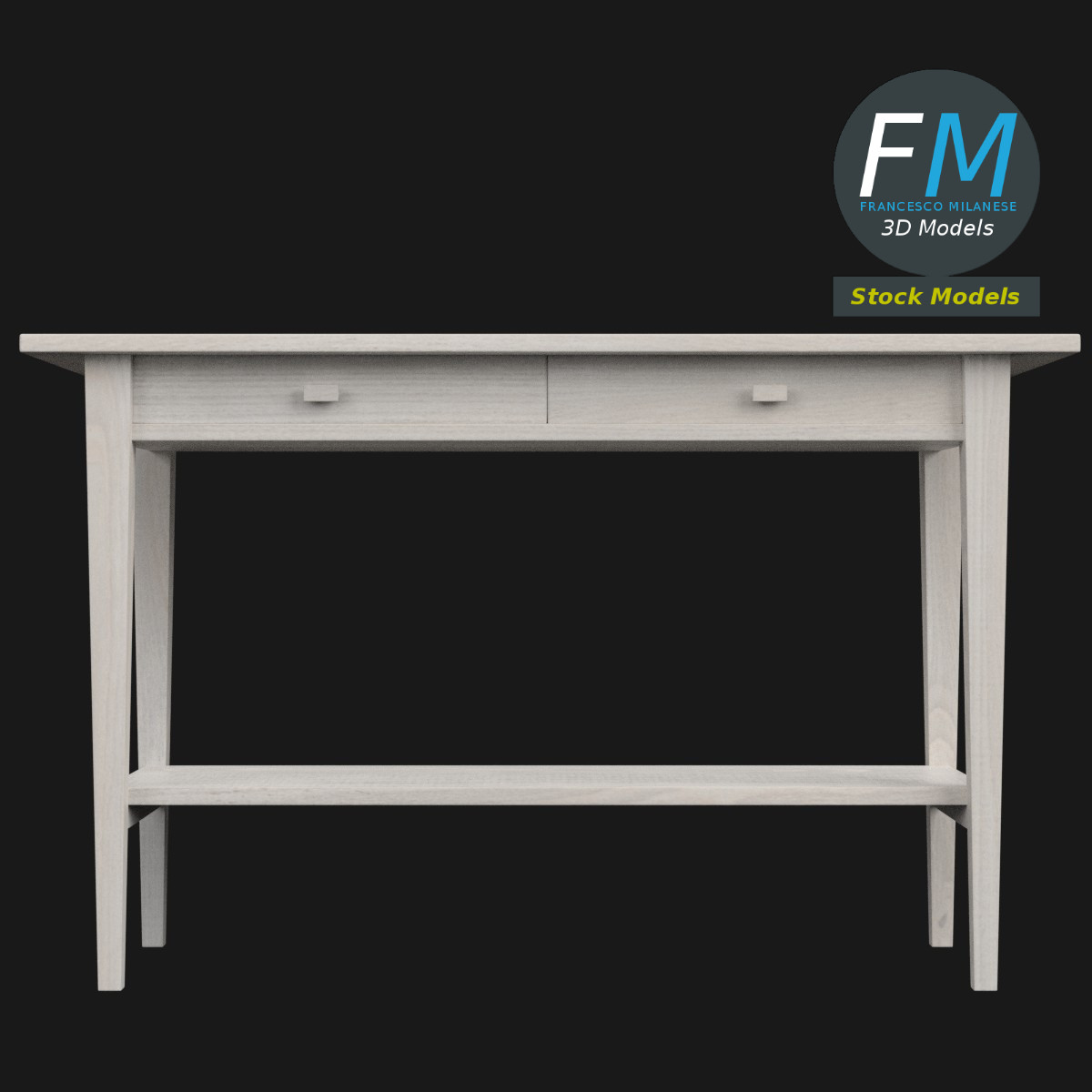 3D-Modell - Konsolentisch - 03