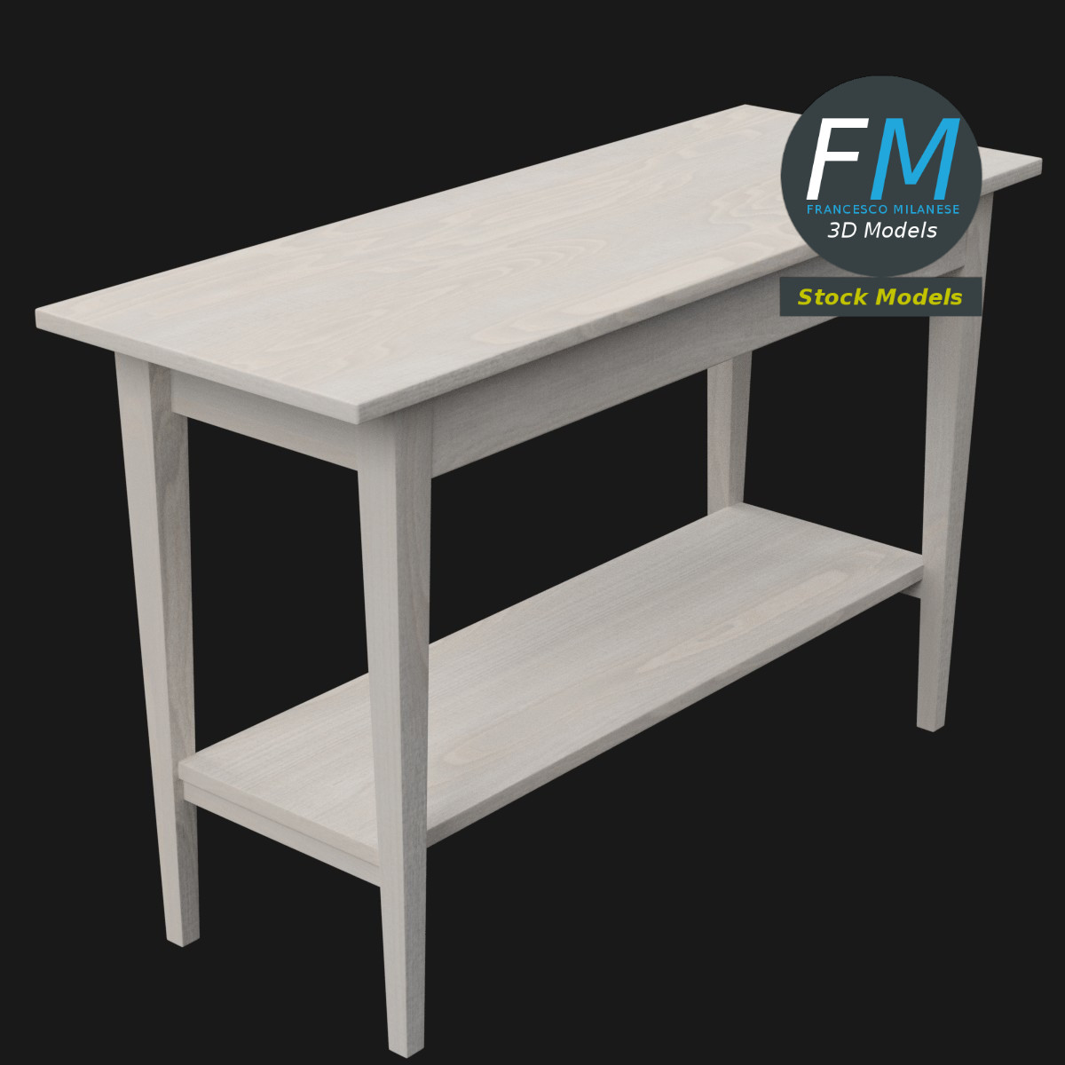 3D-Modell - Konsolentisch - 05