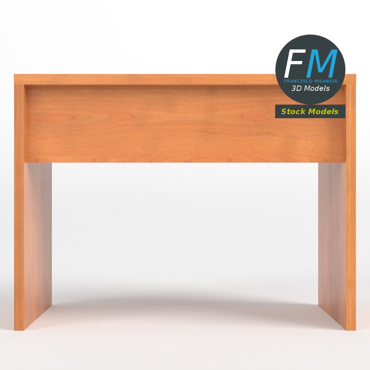 3D-Modell - Schreibtisch - 03
