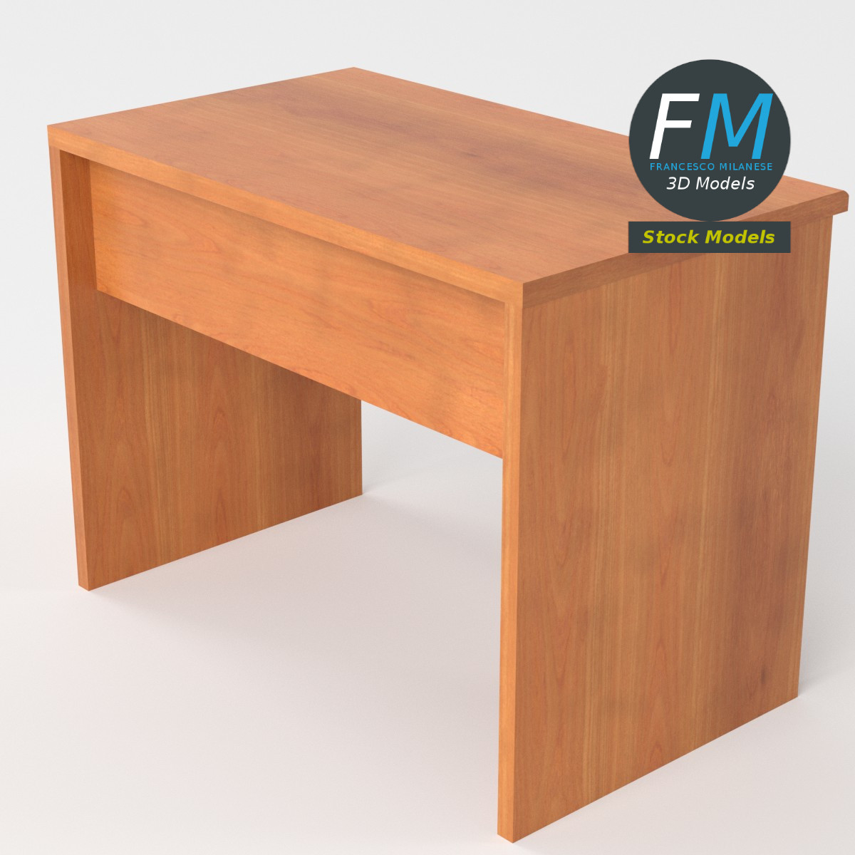 3D-Modell - Schreibtisch - 05