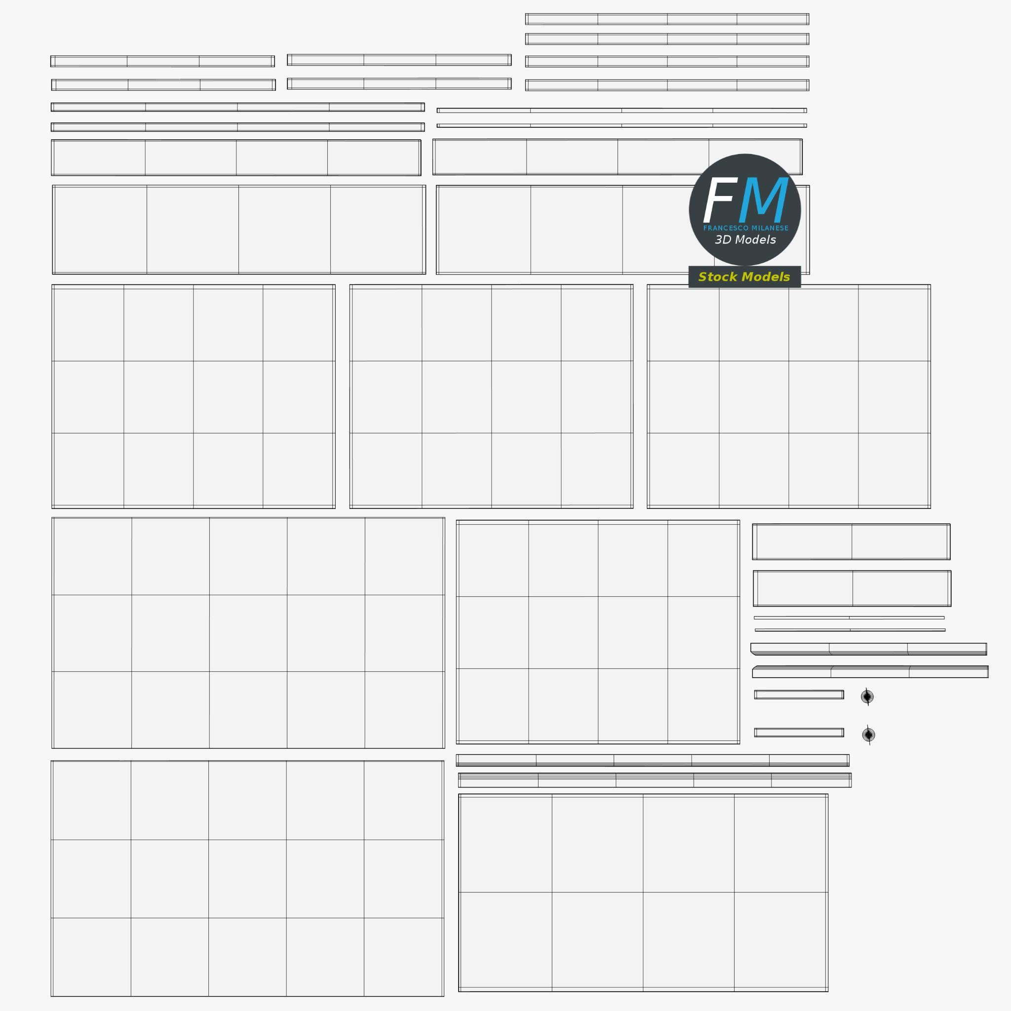 3D-Modell - Schreibtisch - 11 3D-Modell - Schreibtisch - 11