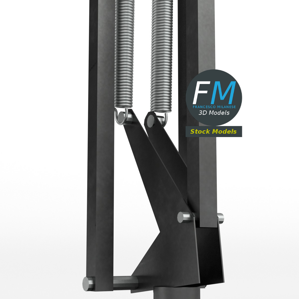 3D-Modell - Schreibtischlampe - 04