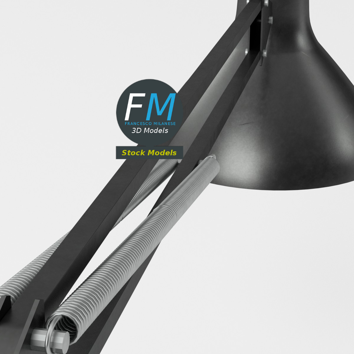 3D-Modell - Schreibtischlampe - 05