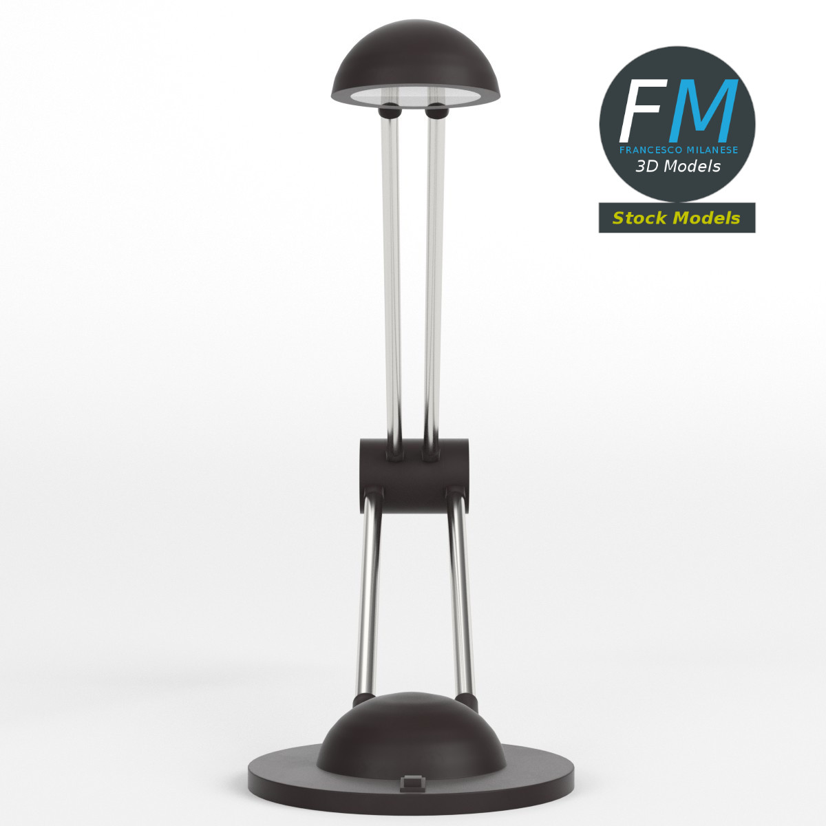 3D-Modell - Schreibtischlampe - 03