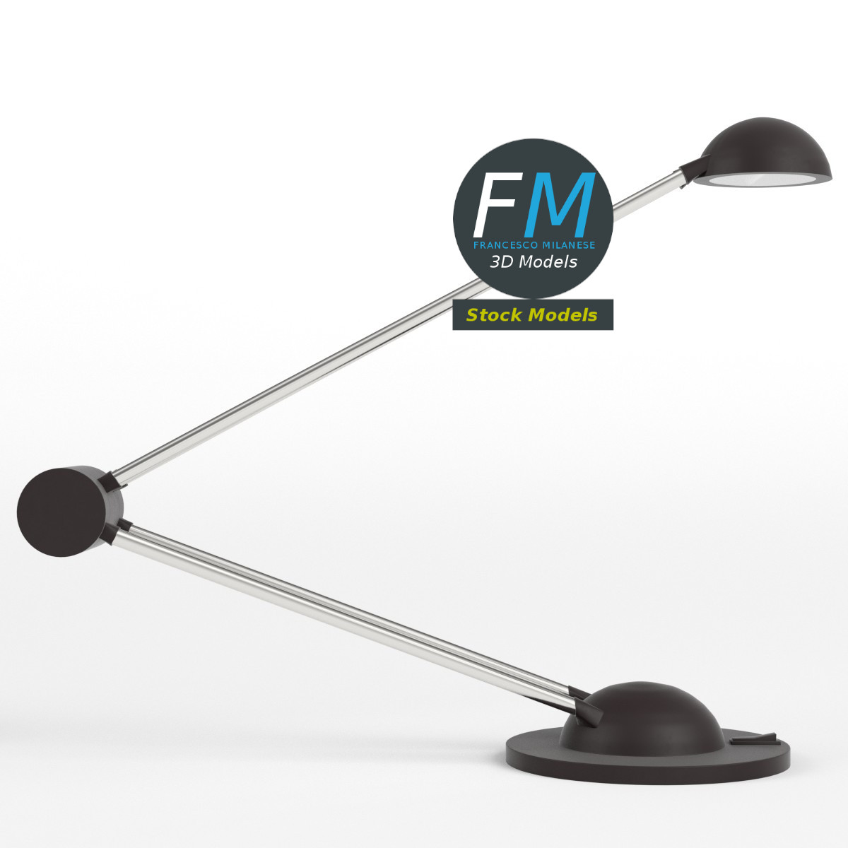 3D-Modell - Schreibtischlampe - 04