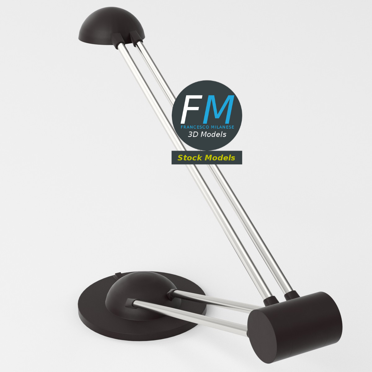 3D-Modell - Schreibtischlampe - 05