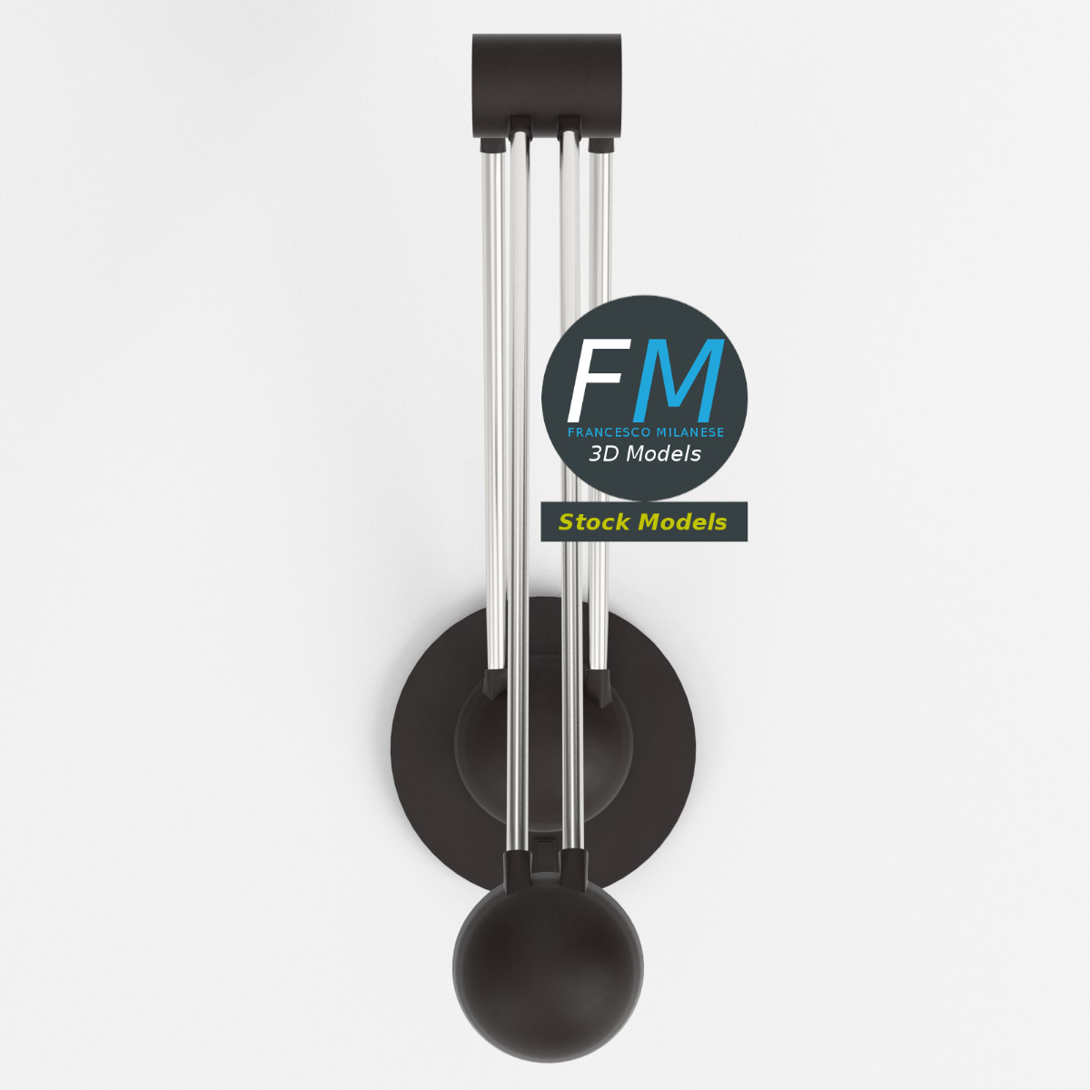3D-Modell - Schreibtischlampe - 06