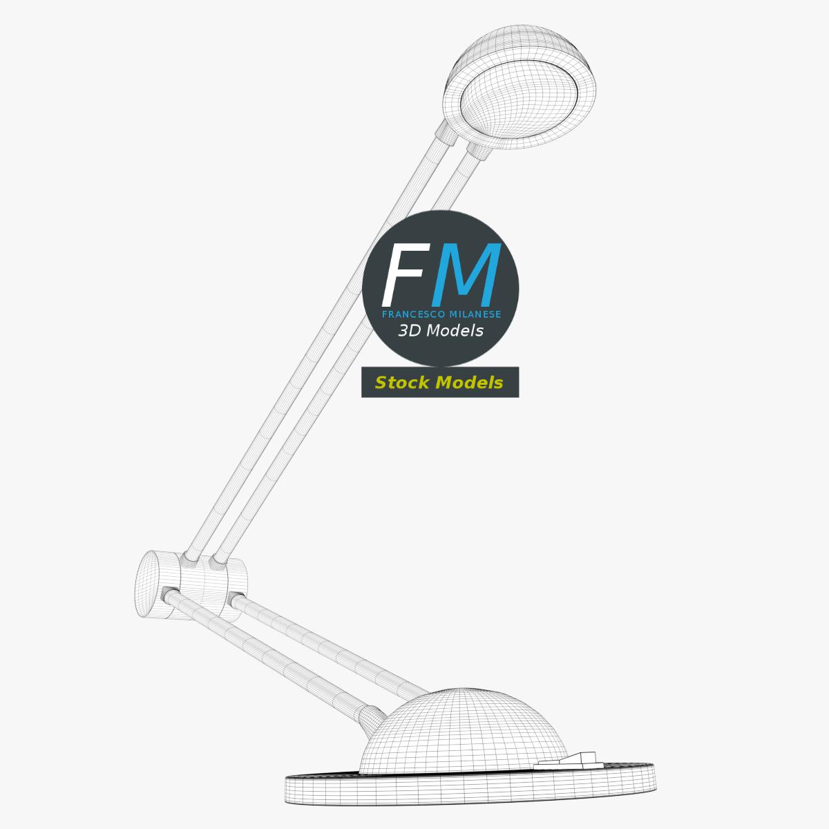 3D-Modell - Schreibtischlampe - 07