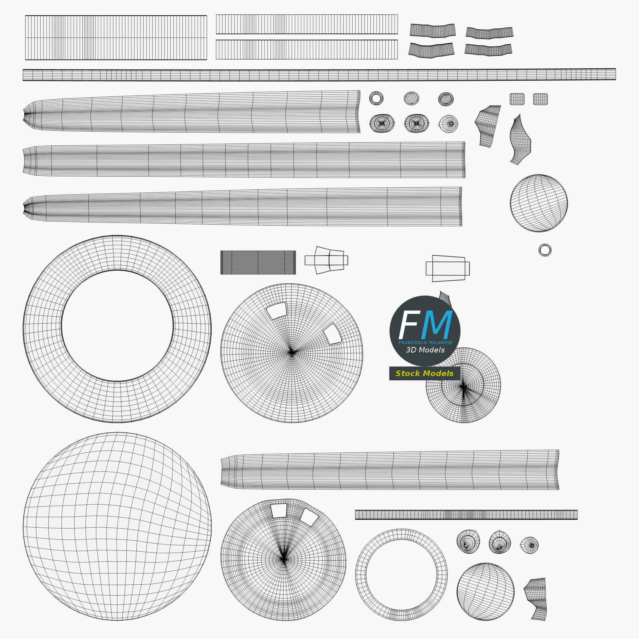 3D-Modell - Schreibtischlampe - 11