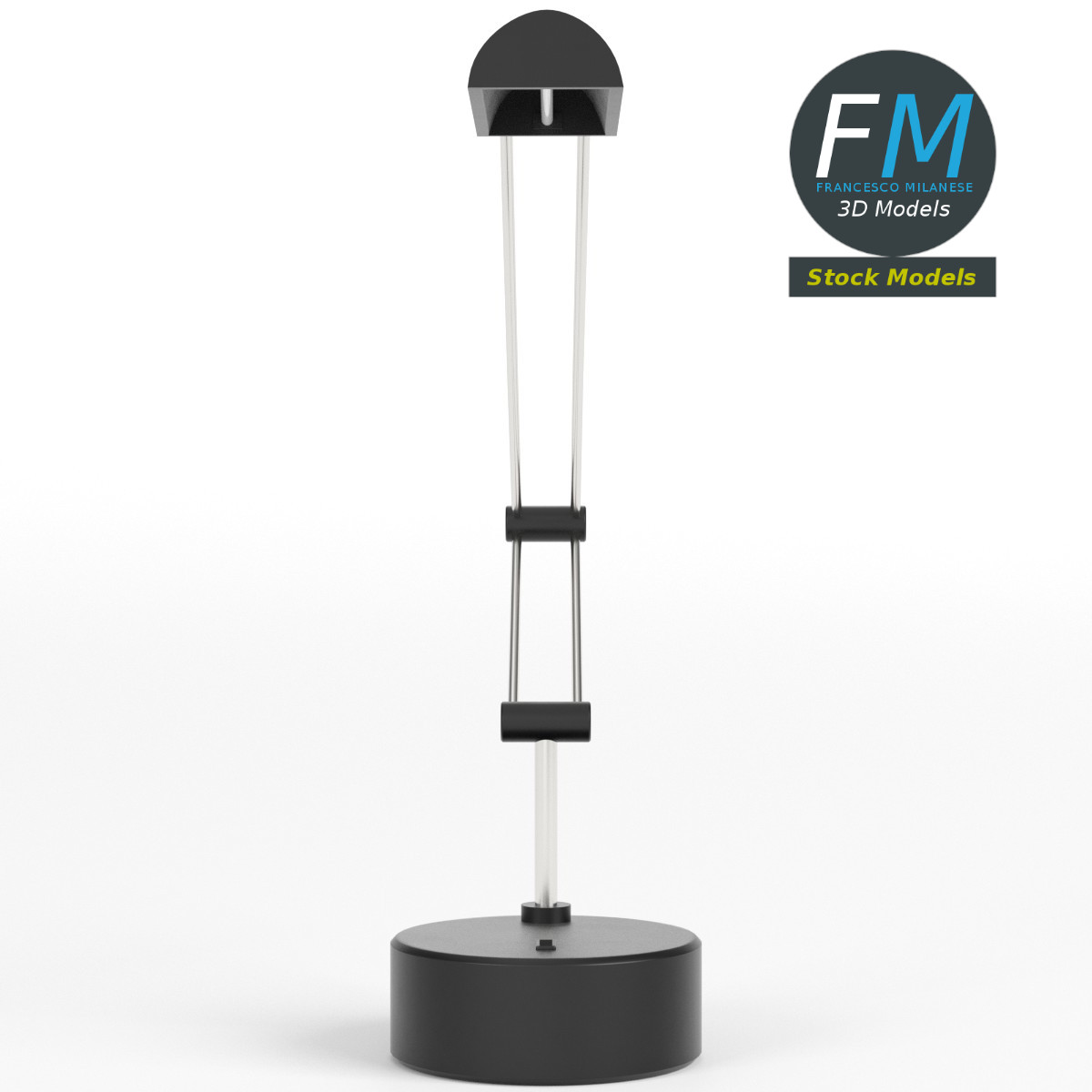 3D-Modell - Schreibtischlampe - 03